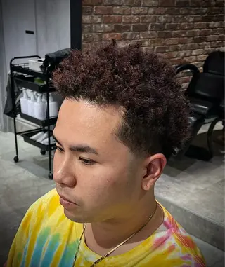 ショート パーマ メンズ 🔥特殊パーマ🔥 歩夢のヘアスタイル