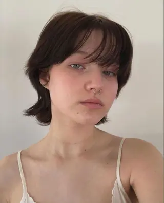 ショート 捺葵 @72tomi__のヘアスタイル