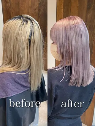 ミディアム 【1日2名様限定】 AFLOAT白川雄副のヘアスタイル