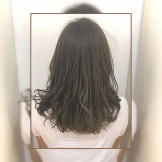 セミロング カラー 💫髪質改善矯正 MIHO💫のヘアスタイル