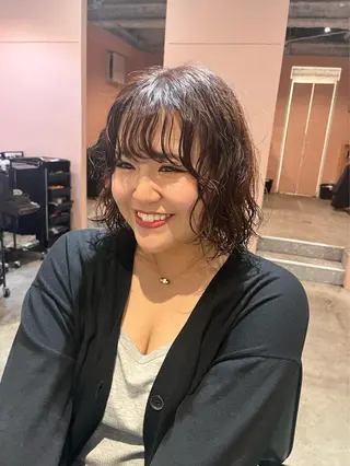 ショート カラー パーマ Hayashi Shioriのヘアスタイル