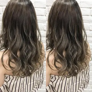 ロング カラー 樽見 浩司のヘアスタイル