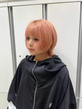 ショート カラー 艶カラー🧊ショート /ボブ/小由葵のヘアスタイル