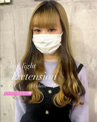 セミロング カラー SHURI❤️‍🔥 中/韓mix ♡のヘアスタイル