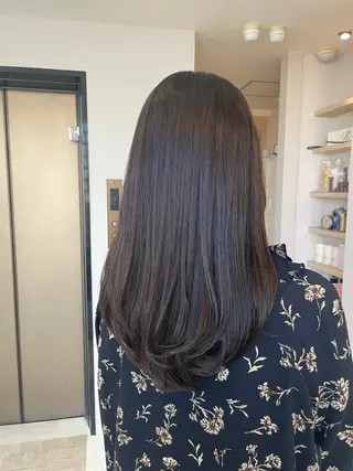 セミロング カラー HARUKA韓国ヘア /Luana梅田のヘアスタイル