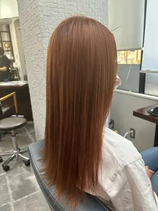 ロング カラー 長内  大明のヘアスタイル