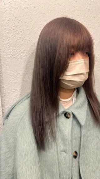 ミディアム 名駅/艶韓国風ヘア miyabiのヘアスタイル
