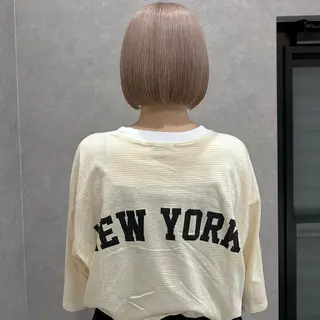 ミディアム カラー はちすか るかのヘアスタイル