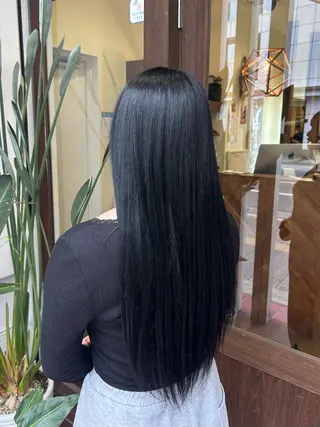 ロング カラー 澤木 愛美のヘアスタイル
