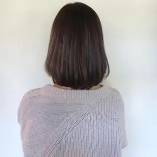 ミディアム カラー 上川 美幸のヘアスタイル