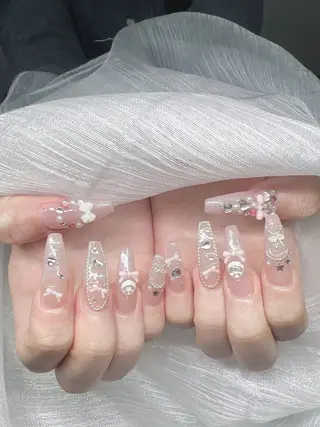 ネイル Lee Nails チップ長さだし専門店のネイルデザイン