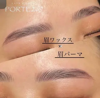 メンズ アイブロウ lash & brow PORTE269所属・PORTE269🦋 Maika.のマツエク・マツパデザイン