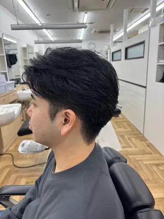 ミディアム メンズ 松澤 侑哉のヘアスタイル