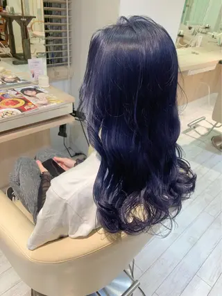 ロング カラー ヘアアレンジ ブリーチなし/ レイヤー🌿runaのヘアスタイル