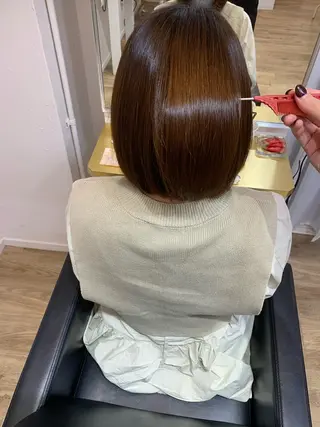 ミディアム オクミヅキ /髪質改善/梅田🫧のヘアスタイル