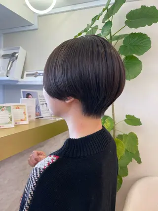 ショート ショート・ボブ 中村俊哉のヘアスタイル