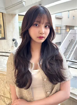 ロング 毛流れレイヤーカット Yudaiのヘアスタイル