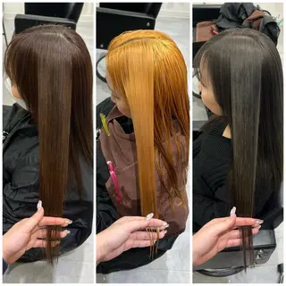 セミロング カラー いろあそび所属・12月限定🉐カット モデル募集🉐のヘアスタイル