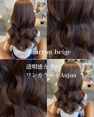 ロング 艶カラー/レイヤー/ 似合わせ/松沢州途のヘアスタイル