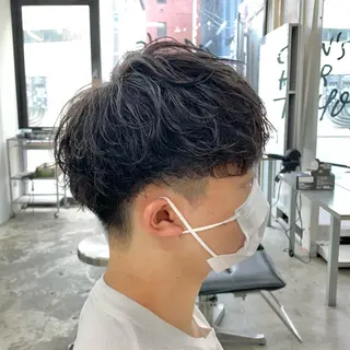 ショート パーマ メンズ メンズ特化美容師/ 藤戸 椋のヘアスタイル