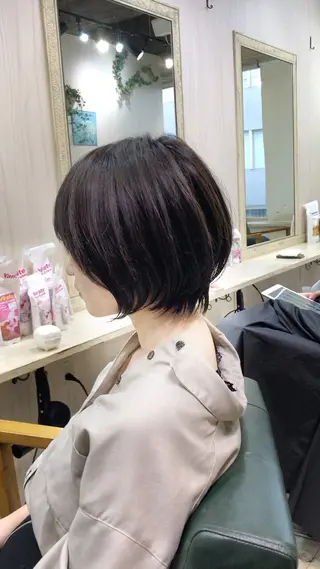ショート カミタニ リオのヘアスタイル