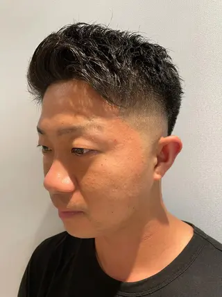 メンズ 島本 燎のヘアスタイル