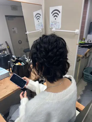 ショート ヘアアレンジ 山室 敬義のヘアスタイル