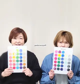 🎼グラデーション スタイル札幌♫*✧のマツエク・マツパデザイン