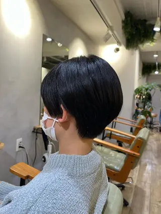ショート ショート/ボブ/透明 感カラー/高橋あみのヘアスタイル