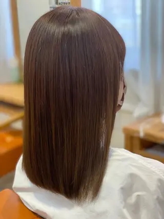 ミディアム カラー 森下 友　Dio...池袋のヘアスタイル