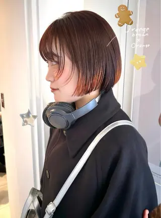 カラー rizu　/ ボブ /中明度カラー🥨のヘアスタイル