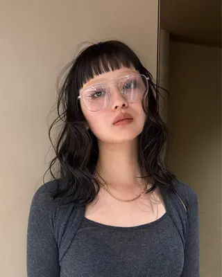 セミロング カラー maison mile所属・akariナチュラル モード/恵比寿のヘアスタイル