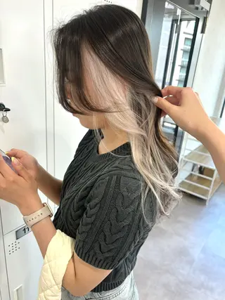 ロング カラー 流行りのレイヤーカッ ト得意💟akariのヘアスタイル