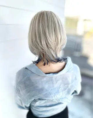 ミディアム 井口 陽来のヘアスタイル