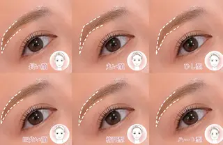 アイブロウ 𝑲𝒂𝒚𝒂 マツエク/まつパ🎀のマツエク・マツパデザイン