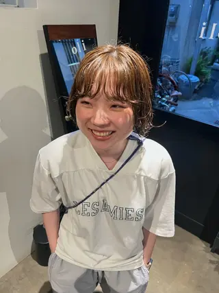 カラー the hinc所属・miyu /大阪 /レイヤーカットのヘアスタイル