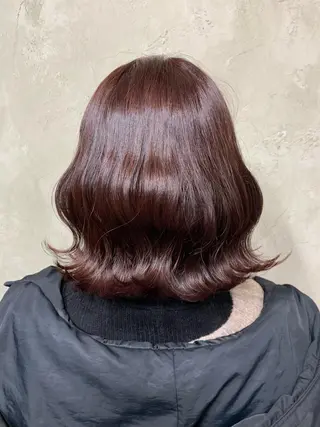 ミディアム 美髪✨髪質改善 &艶カラーmanaeのヘアスタイル