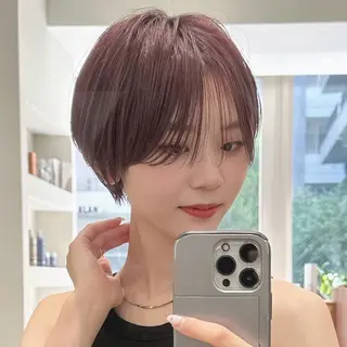ショート カラー ショート特化✨ 津々美のヘアスタイル