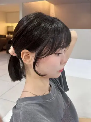 ミディアム 野中 洋介のヘアスタイル