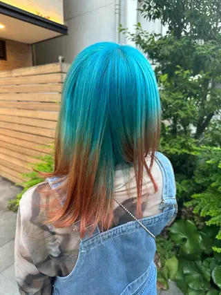 ミディアム カラー メンズ特化/ パーマChihoのヘアスタイル