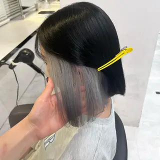 ミディアム カラー ヘアアレンジ 💕上野美容師☁ ブリーチ💖サワのヘアスタイル