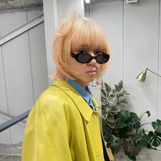 ショート カラー メンズ 花香竜太/エクステ /ハイトーンカラーのヘアスタイル