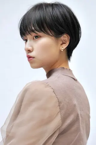 ショート カラー ✨顔まわりカット ✨渋谷人気No.1✨のヘアスタイル