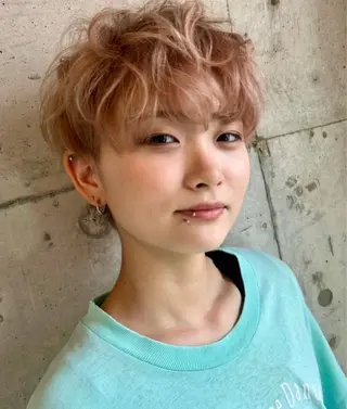ショート doorbell hair living所属・door bell 心斎橋のヘアスタイル