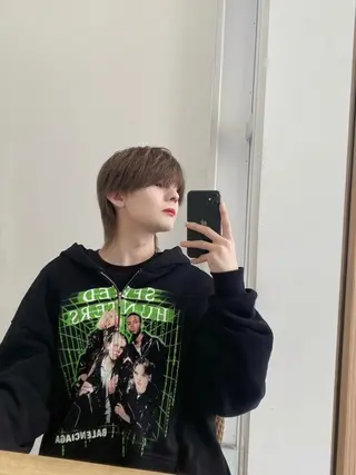 ショート 韓国ヘア レイヤーカットのヘアスタイル