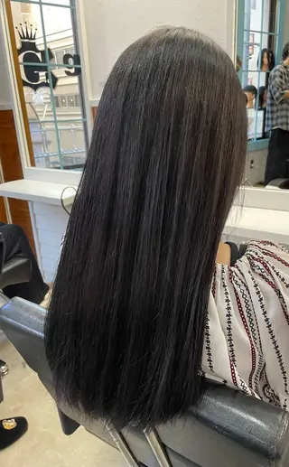 ロング カラー ボブ/レイヤー/透明 感カラー/dai🌿のヘアスタイル