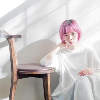 ショート カラー u hair所属・こばやし ももこのヘアスタイル