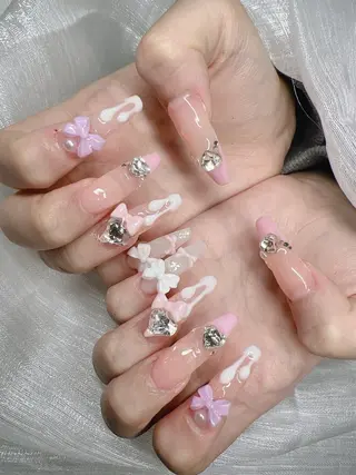 ネイル Lee Nails チップ長さだし専門店のネイルデザイン