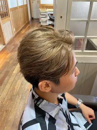 カラー メンズ TJ天気予報 近藤 仁也のヘアスタイル