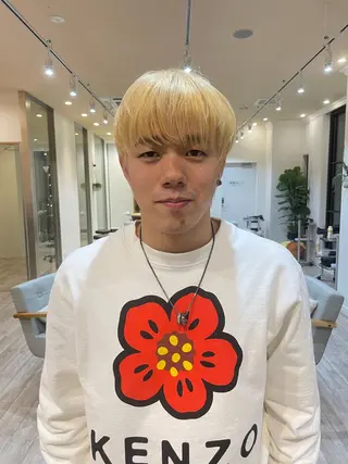 カラー メンズ カネタカ マサキのヘアスタイル